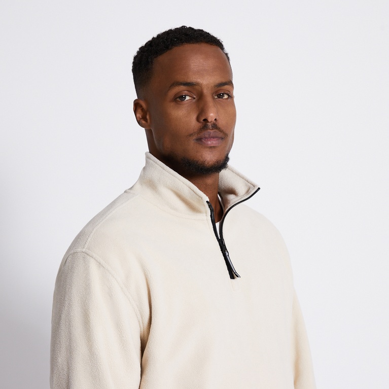 Fleece sweater "Fille" Light Beige